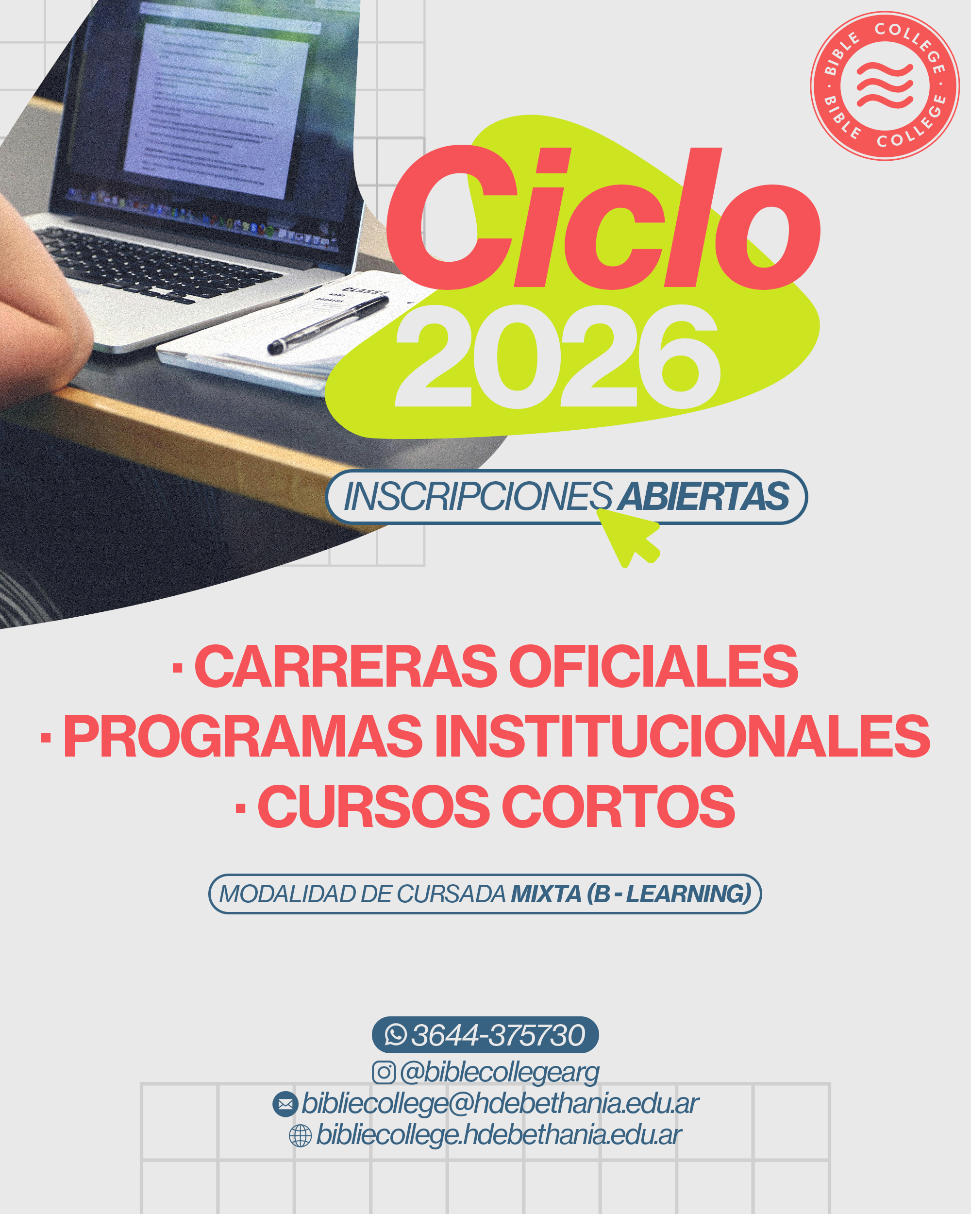 Ciclo 2026 Bible College